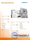 Płyta główna X870 A ELITE WF7 ICE AM 5 4DDR5 HDMI/USB-C ATX