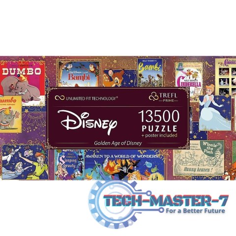 Puzzle 13500 elementów Golden Age of Disney Puzzle 13500 elementów Golden Age of Disney