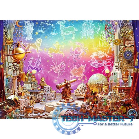 Puzzle 2x500 elementów Kosmos i kryształy Puzzle 2x500 elementów Kosmos i kryształy