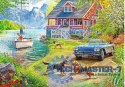 Puzzle 2x500 elementów Letni relaks