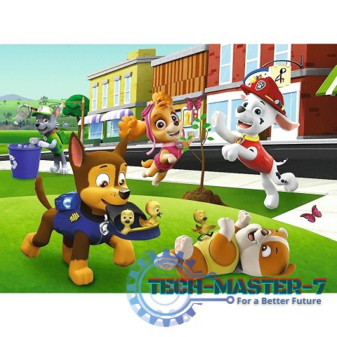 Puzzle 30 elementów Pieski w akcji Psi Patrol Paw Patrol Puzzle 30 elementów Pieski w akcji Psi Patrol Paw Patrol