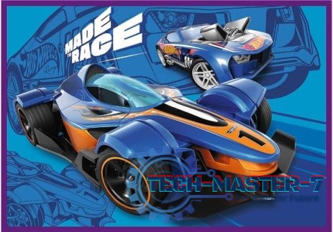 Puzzle 4x250 Wyścigowe auta Hot Wheels Puzzle 4x250 Wyścigowe auta Hot Wheels
