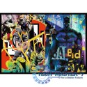 Puzzle 4x250 elementów Batman w akcji