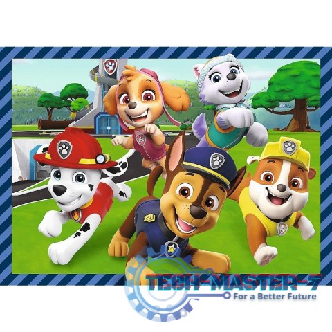Puzzle 4w1 Psie sprawy Psi Patrol Paw Patrol Puzzle 4w1 Psie sprawy Psi Patrol Paw Patrol