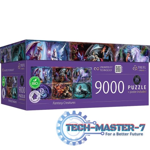 Puzzle 9000 elementów Fantasy Creatures Anne Stokes Puzzle 9000 elementów Fantasy Creatures Anne Stokes