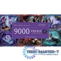 Puzzle 9000 elementów Fantasy Creatures Anne Stokes