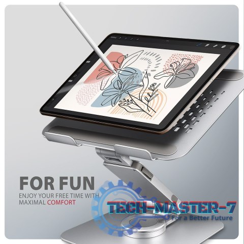 STND-LR Podstawa do laptopów aluminiowa 10-16" regulowane kąty nachylenia, obrót o 360 stopni STND-LR Podstawa do laptopów aluminiowa 10-16" regulowane kąty nachylenia, obrót o 360 stopni