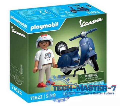 Zestaw figurek Vespa 71622 1969 Vespa 150 Sprint Veloce, niebieski