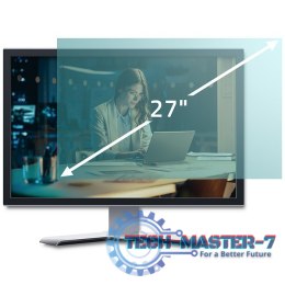 Filtr światła niebieskiego 27 cali | 16:9 | Ochrona wzroku | Anti Glare | Matowy