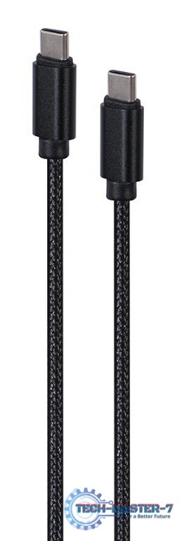 Kabel USB C(M) do USB C(M) 1.8m czarny