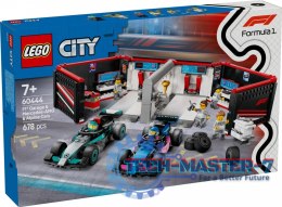 Klocki City 60444 F1 Garaż i bolidy Mercedes-AMG i Alpine