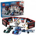 Klocki City 60444 F1 Garaż i bolidy Mercedes-AMG i Alpine