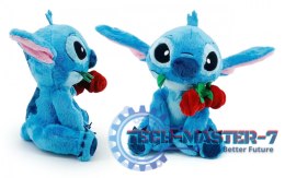 Maskotka Disney Stitch z rożą 25 cm