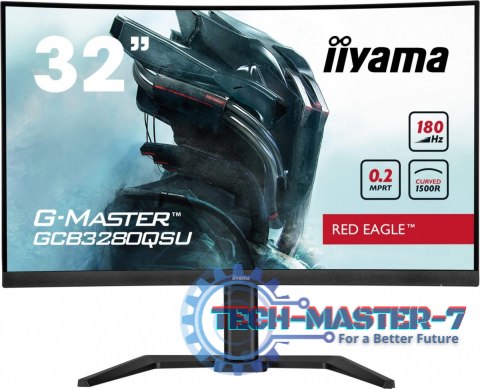 Monitor 32 cale GCB3280QSU-B2,VA,QHD,180Hz,1500R,0.2ms,4xUSB,350cd