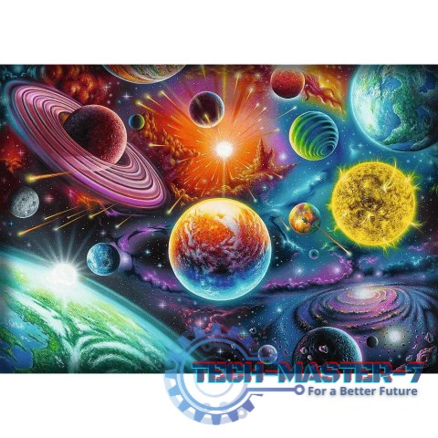 Puzzle 1000 elementów DreamScapes Kosmiczna przygoda Puzzle 1000 elementów DreamScapes Kosmiczna przygoda