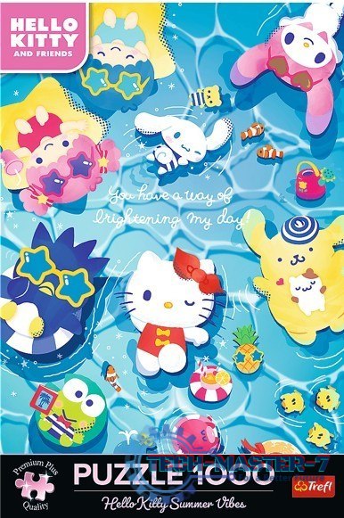 Puzzle 1000 elementów Hello Kitty letni relaks Puzzle 1000 elementów Hello Kitty letni relaks