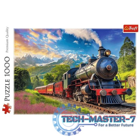 Puzzle 1000 elementów Podróż pociągiem Puzzle 1000 elementów Podróż pociągiem