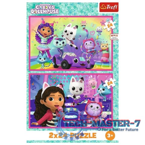 Puzzle 2x24 elementy Gabby zabawy z Gabi Puzzle 2x24 elementy Gabby zabawy z Gabi