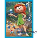 Puzzle 2w1 puzzle i memos Wesołe Zabawy Smerfów