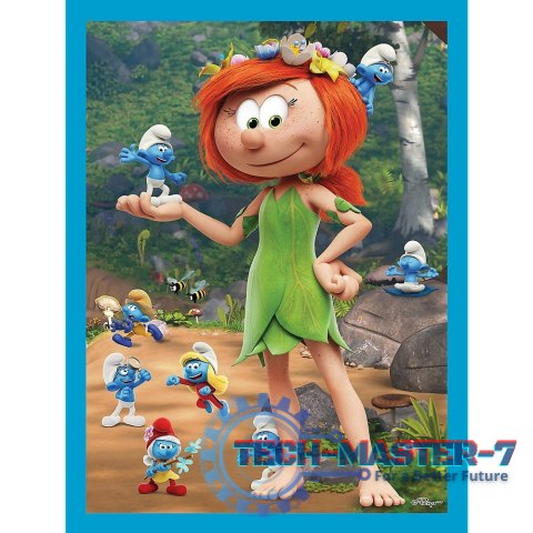 Puzzle 2w1 puzzle i memos Wesołe Zabawy Smerfów Puzzle 2w1 puzzle i memos Wesołe Zabawy Smerfów