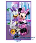 Puzzle 3x80 elementów Minnie i przyjaciele
