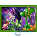 Puzzle 4w1 Świat Smoka Diplodoka