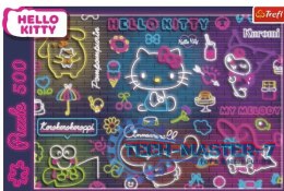 Puzzle 500 elementów Hello Kitty Neon