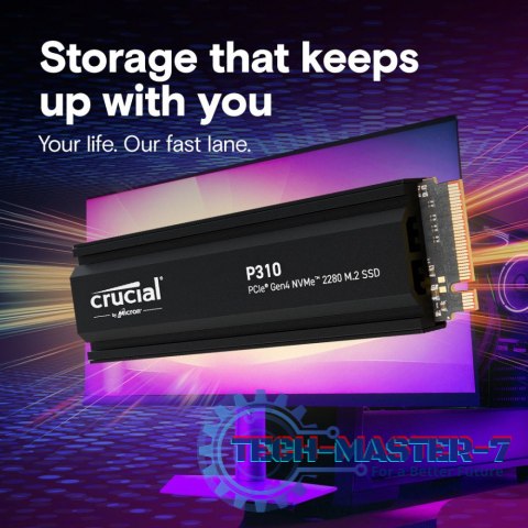 Dysk SSD P310 2TB M.2 NVMe PCIe 4.0 2280 radiator Dysk SSD P310 2TB M.2 NVMe PCIe 4.0 2280 radiator
