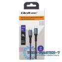 Kabel USB 2.0 typ C | USB 2.0 typ C 100W | QC 3.0 | PD | 1m | Czarny