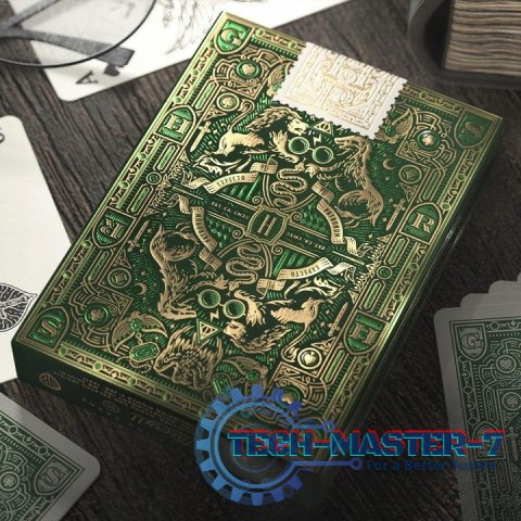 Karty Harry Potter talia zielona - Slytherin Karty Harry Potter talia zielona - Slytherin