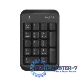 Klawiatra numeryczna Bluetooth v5.1 czarna