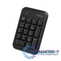 Klawiatra numeryczna Bluetooth v5.1 czarna