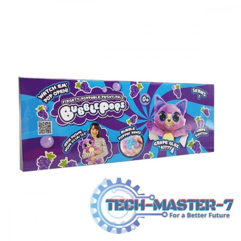 Maskotka Bubble Pops Pachnące maskotki - Winogronowy Kotek