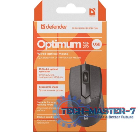 Mysz przewodowa, optyczna, OPTIMUM MB-270 Mysz przewodowa, optyczna, OPTIMUM MB-270
