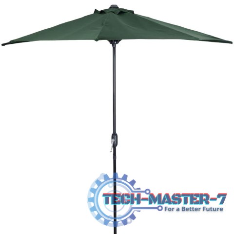 Parasol ogrodowy pół-parasol ścienny na taras 2,7 m zielony MultiGarden MultiGarden Parasol ogrodowy pół-parasol ścienny na taras 2,7 m zielony MultiGarden MultiGarden