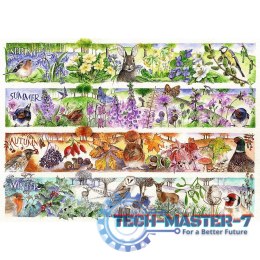 Puzzle 1000 elementów Premium Cztery pory roku