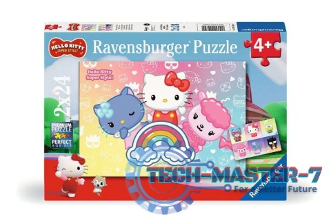 Puzzle 2x24 elementy Hello Kitty