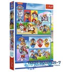 Puzzle 2x70 elementów Psi Patrol rządzi