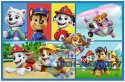 Puzzle 2x70 elementów Psi Patrol rządzi