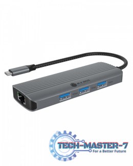 Stacja dokująca IB-DK4034a-CPD 6w1, HDMI,USB,PD,LAN