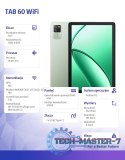 Tablet TAB 60 WiFi 10,1 cali 4/128GB Zielony