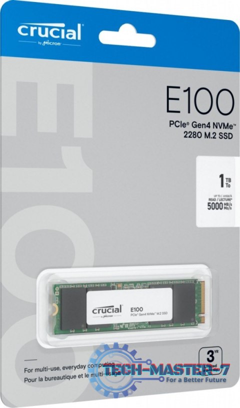 Dysk SSD E100 1TB M.2 NVMe 2280 PCIe 4.0 5000/4500 MB/s Dysk SSD E100 1TB M.2 NVMe 2280 PCIe 4.0 5000/4500 MB/s