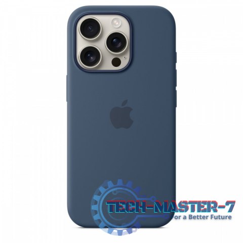 Etui silikonowe z MagSafe do iPhonea 16 Pro - denim Etui silikonowe z MagSafe do iPhonea 16 Pro - denim