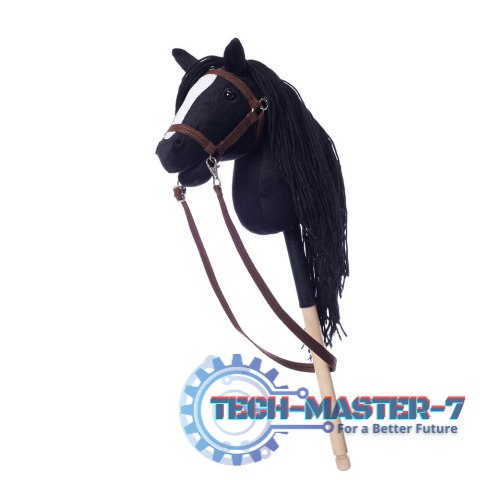 Koń na kiju Hobby Horse HOPPIHORSE A4 czarny