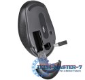 Mysz bezprzewodowa silent click AURIS MB-027 800/1200/1600 DPI czarna