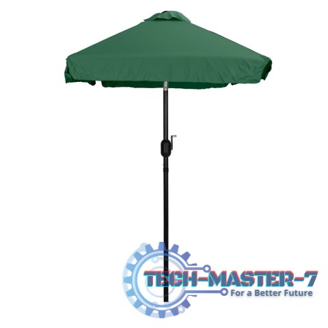 Prostokątny duży parasol ogrodowy skośny łamany z korbą zielony 200x140 cm MultiGarden MultiGarden Prostokątny duży parasol ogrodowy skośny łamany z korbą zielony 200x140 cm MultiGarden MultiGarden