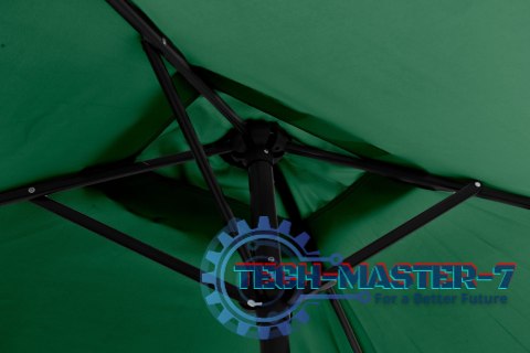 Prostokątny duży parasol ogrodowy skośny łamany z korbą zielony 200x140 cm MultiGarden MultiGarden Prostokątny duży parasol ogrodowy skośny łamany z korbą zielony 200x140 cm MultiGarden MultiGarden
