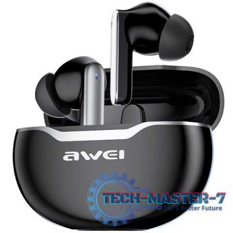 Słuchawki stereo Bluetoth T50 TWS Czarne Słuchawki stereo Bluetoth T50 TWS Czarne