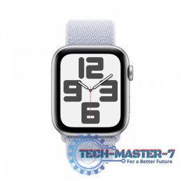 Watch SE GPS + Cellular, koperta 44 mm z aluminium w kolorze srebrnym z opaską sportową w kolorze błękitnego obłoku