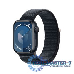 Watch Series 9 GPS, 45mm Koperta z aluminium w kolorze północy z opaską sportową w kolorze północy